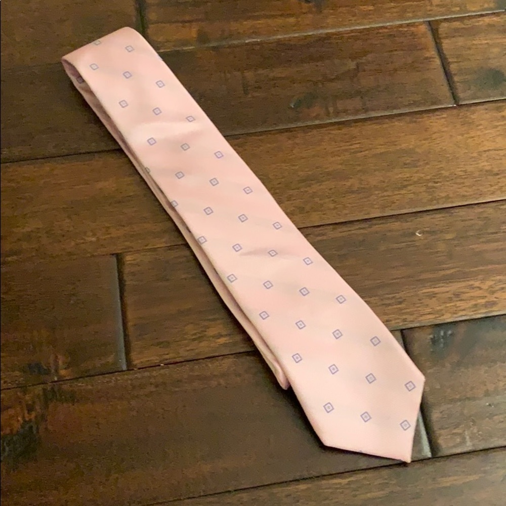 Pink and Blue Michael Kors Silk Tie